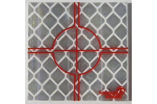 Reflex-Zielmarke 6 x 6 cm, silber