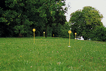 Signalscheibe, Ø 12 cm, rot