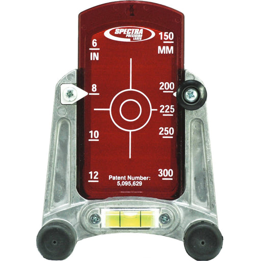 Zieltafel-Set 150 - 500 mm "ROT" mit Halterung für Kanallaser DG711/DG511/DG613/DG813