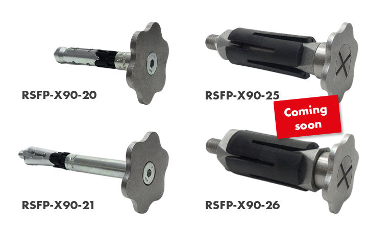 Schwerlastanker mit Fixpunkt X90, Länge: 105 mm