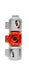 RSMP380R-S drehbares Mini-Prisma, rot, silberbeschichtet, Ø 25,4mm