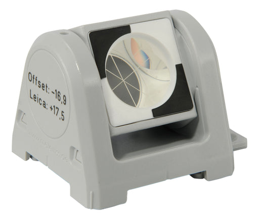 RSMP380G-S drehbares Mini-Prisma, grau, silberbeschichtet, Ø 25,4mm